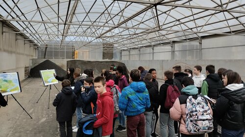 Visite des éco délégués du collège Michel de l'Hospital